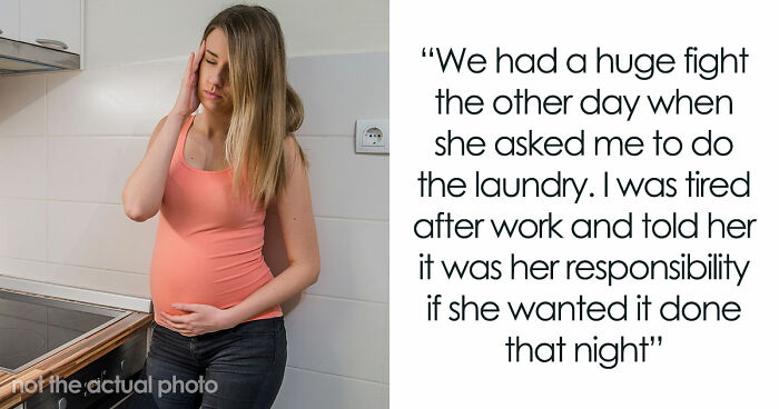 7 Months Pregnant Wife Snaps As Hubby Refuses To Help With Chores, He Gets Slammed With Reality