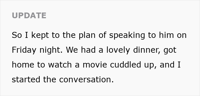 Atualização de texto sobre mulher que se muda com a família para fugir dos sogros, revelando as ações planejadas do marido.