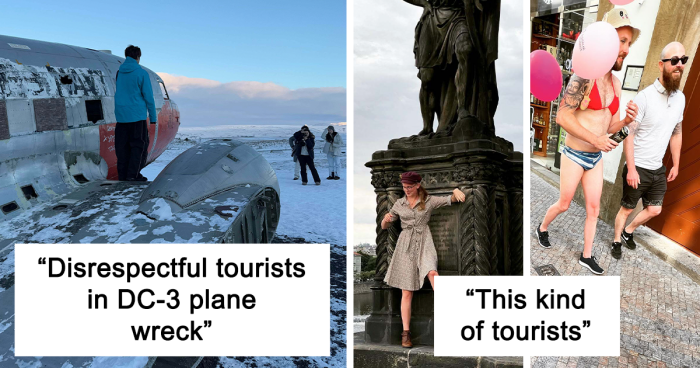 51 Photos Of Ignorant And Obnoxious Tourists That Are Painful To Look At (New Pics)