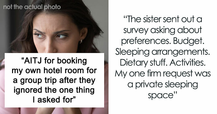 Friend Furious After Woman Books Her Own Hotel Room Because Every Single Boundary Of Hers Was Ignored