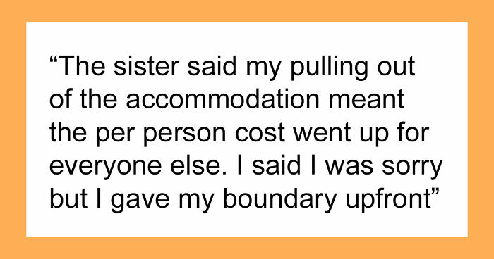 Friend Furious After Woman Books Her Own Hotel Room Because Every Single Boundary Of Hers Was Ignored