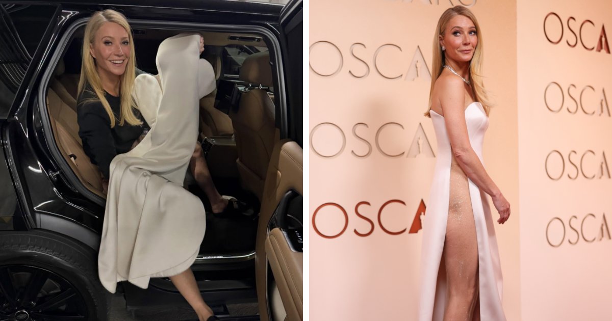 Image for article I Wont Be Able To Pee Crazy Details Behind Gwyneth Paltrows Risky Oscars Dress Revealed After Malfunction