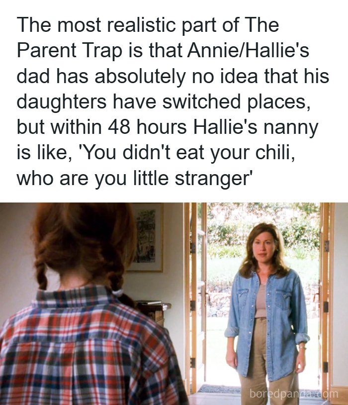 Scene from The Parent Trap showing a 90s family moment reflecting parts of our lives that don’t exist anymore.