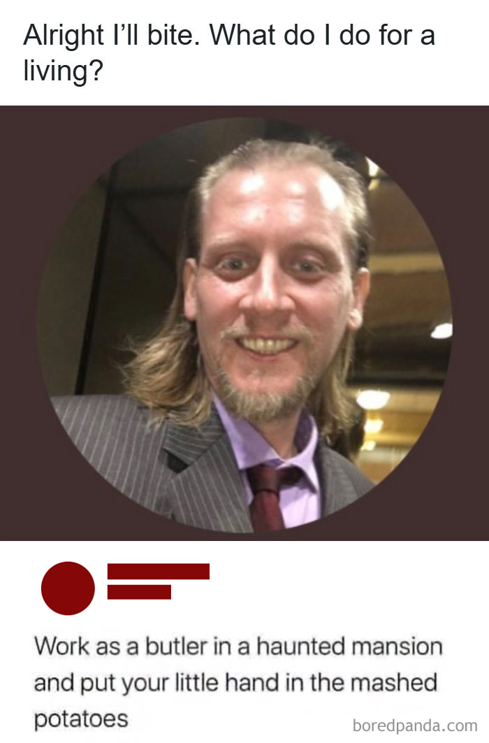 Man with a mullet and suit smiling in a meme about 90s jobs and parts of life that no longer exist.