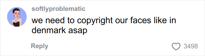 Screenshot of a social media comment discussing copyright and AI photo use in fashion brand controversies.