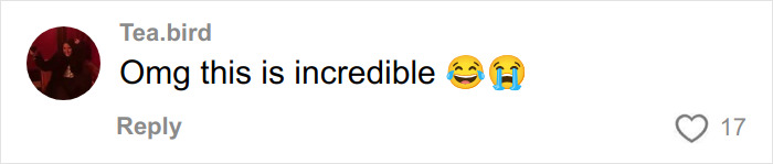 Comment reading Omg this is incredible with laughing and crying emojis, reacting to Olympic hero Jack Hughes' awkward crowd interaction going viral. Comment reading Omg this is incredible with laughing and crying emojis, reacting to Olympic hero Jack Hughes' awkward crowd interaction going viral.