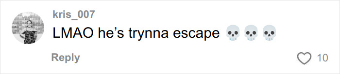 Comment on social media about Olympic hero Jack Hughes' awkward interaction with the crowd, featuring skull emojis. Comment on social media about Olympic hero Jack Hughes' awkward interaction with the crowd, featuring skull emojis.