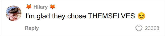Comment on social media expressing support for Mary-Kate and Ashley Olsen&rsquo;s disappearance and explosive rift, with a smiling emoji.