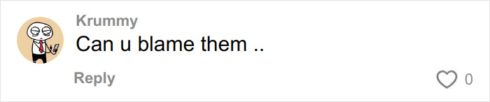 Comment by Krummy reading Can u blame them with a simple cartoon character avatar, related to Mary-Kate and Ashley Olsen disappearance and rift.