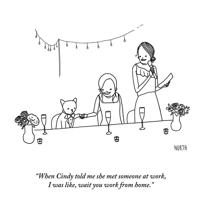 54 Clever One-Panel Cartoons By Rich North That Turn Everyday Moments Into Brilliant Jokes (New Pics)