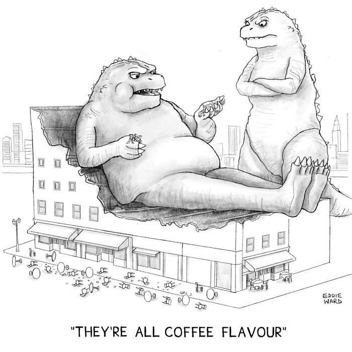 This Cartoonist Turns Everyday Absurdities Into Brilliant One-Panel Comics (35 New Pics)