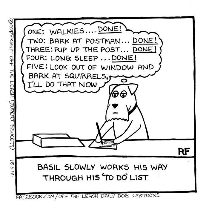 If You’re A Dog Owner, These 38 New “Off The Leash” Cartoons Might Totally Hit Home