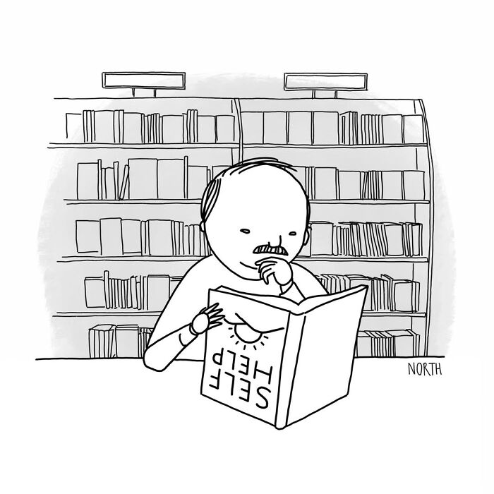 54 Clever One-Panel Cartoons By Rich North That Turn Everyday Moments Into Brilliant Jokes (New Pics)