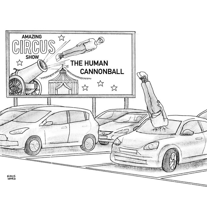 This Cartoonist Turns Everyday Absurdities Into Brilliant One-Panel Comics (35 New Pics)