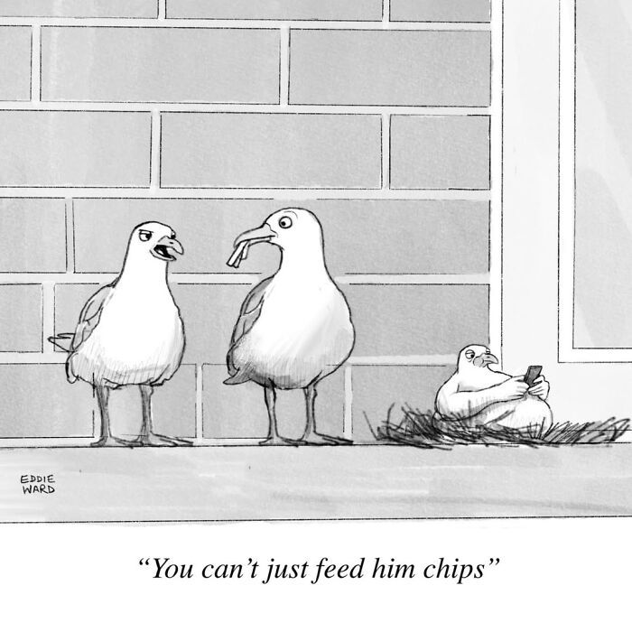 This Cartoonist Turns Everyday Absurdities Into Brilliant One-Panel Comics (35 New Pics)