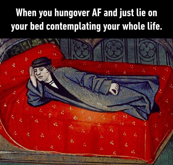 This Instagram Page Turns Classical Paintings Into Hilarious Memes, And They’re Way Too Relatable (+40 Pics)