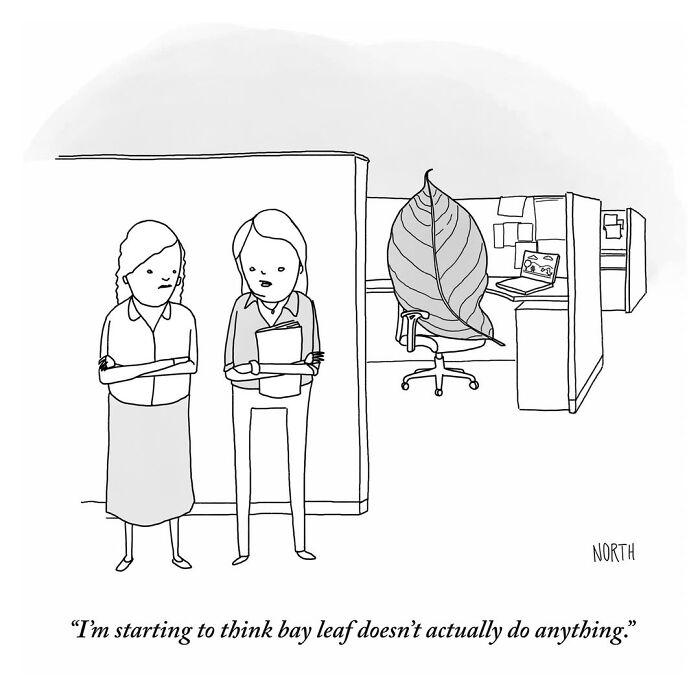 54 Clever One-Panel Cartoons By Rich North That Turn Everyday Moments Into Brilliant Jokes (New Pics)