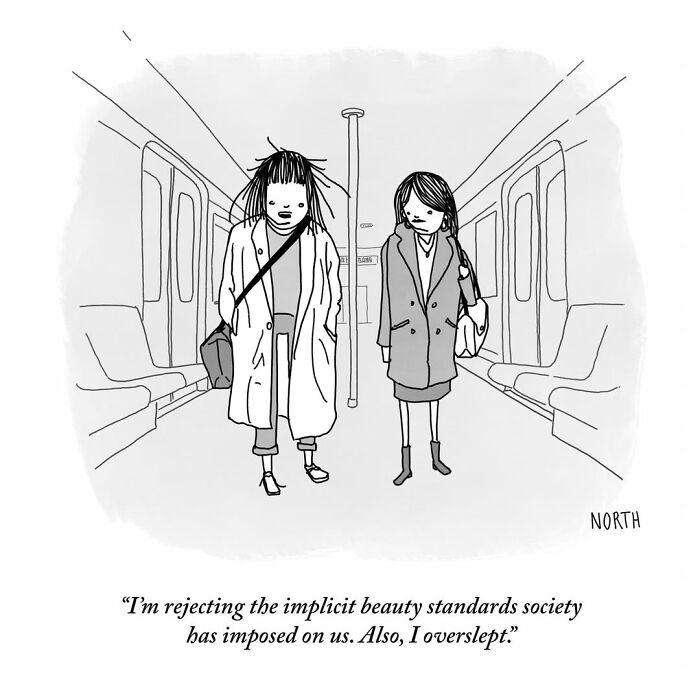 54 Clever One-Panel Cartoons By Rich North That Turn Everyday Moments Into Brilliant Jokes (New Pics)