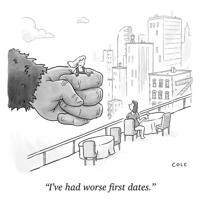 This Artist Shares Brilliant Single-Panel Cartoons That Turn Everyday Moments Into Clever Jokes (50 Pics)