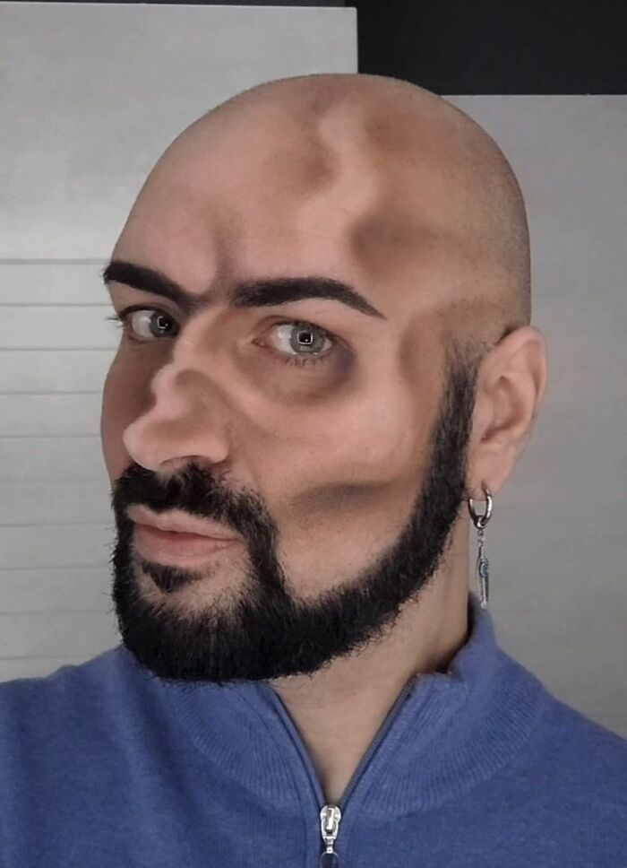 This Artist Paints 3D Illusions On His Own Body And The Results Will Seriously Mess With Your Mind (24 Pics)