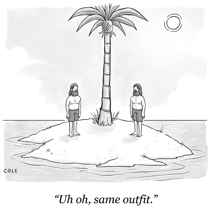 This Artist Shares Brilliant Single-Panel Cartoons That Turn Everyday Moments Into Clever Jokes (50 Pics)