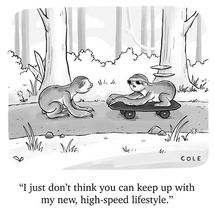 This Artist Shares Brilliant Single-Panel Cartoons That Turn Everyday Moments Into Clever Jokes (50 Pics)