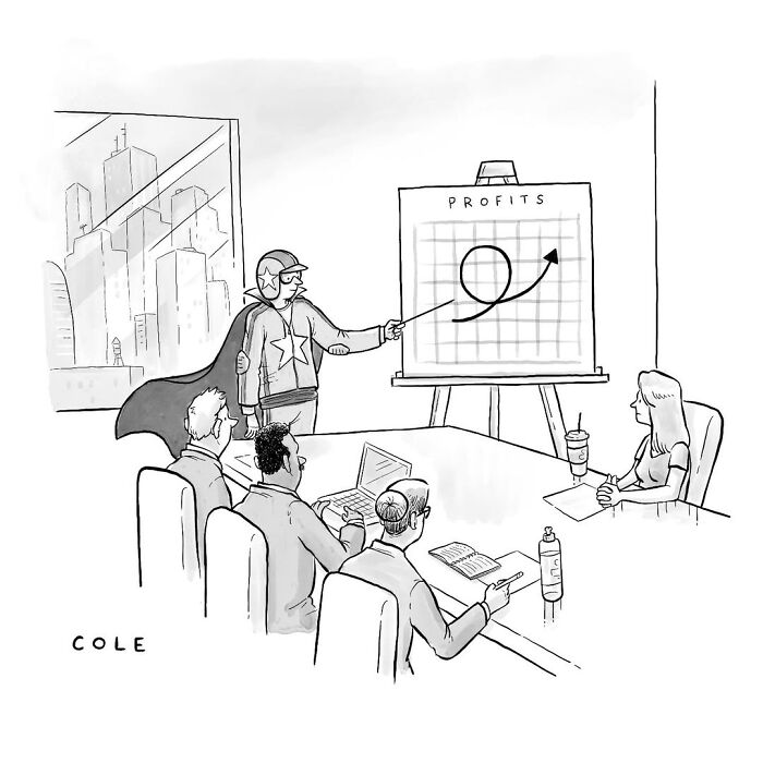 This Artist Shares Brilliant Single-Panel Cartoons That Turn Everyday Moments Into Clever Jokes (50 Pics)