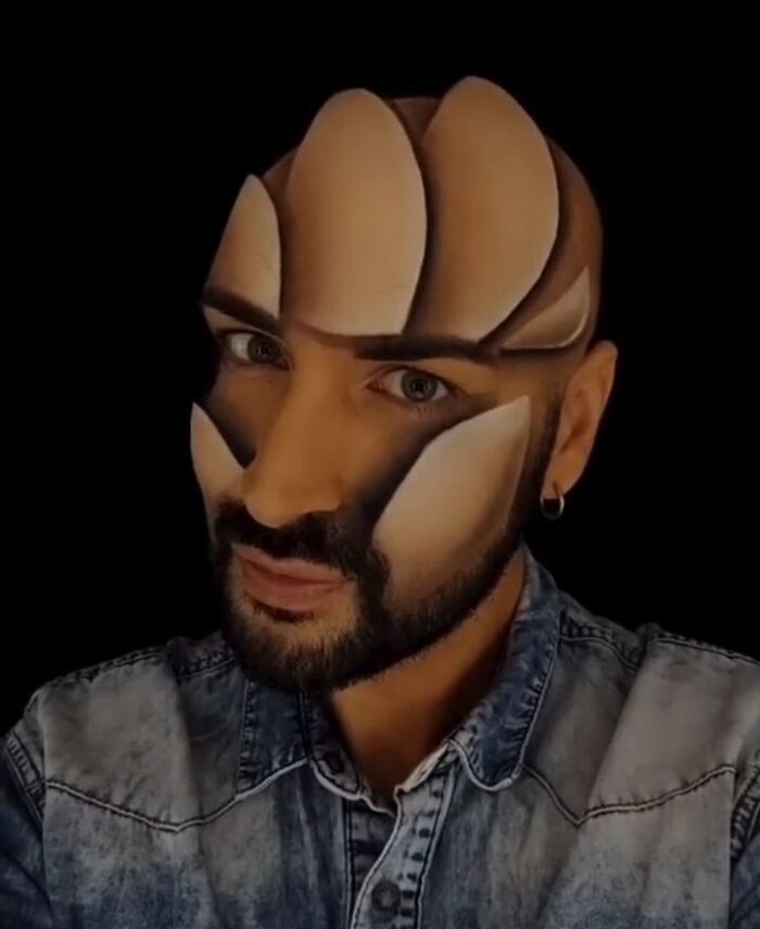 This Artist Paints 3D Illusions On His Own Body And The Results Will Seriously Mess With Your Mind (24 Pics)