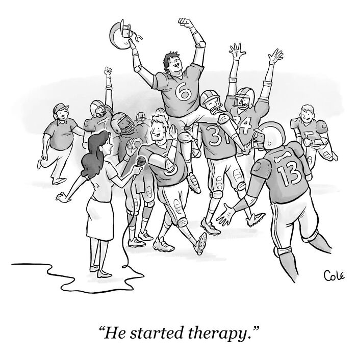 This Artist Shares Brilliant Single-Panel Cartoons That Turn Everyday Moments Into Clever Jokes (50 Pics)