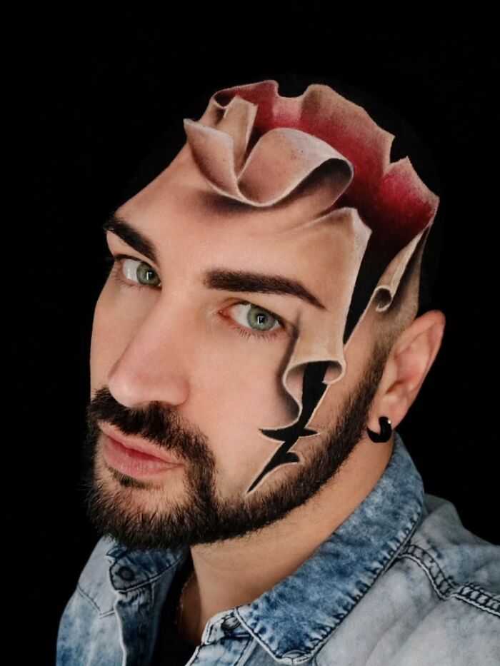 This Artist Paints 3D Illusions On His Own Body And The Results Will Seriously Mess With Your Mind (24 Pics)