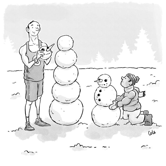 This Artist Shares Brilliant Single-Panel Cartoons That Turn Everyday Moments Into Clever Jokes (50 Pics)