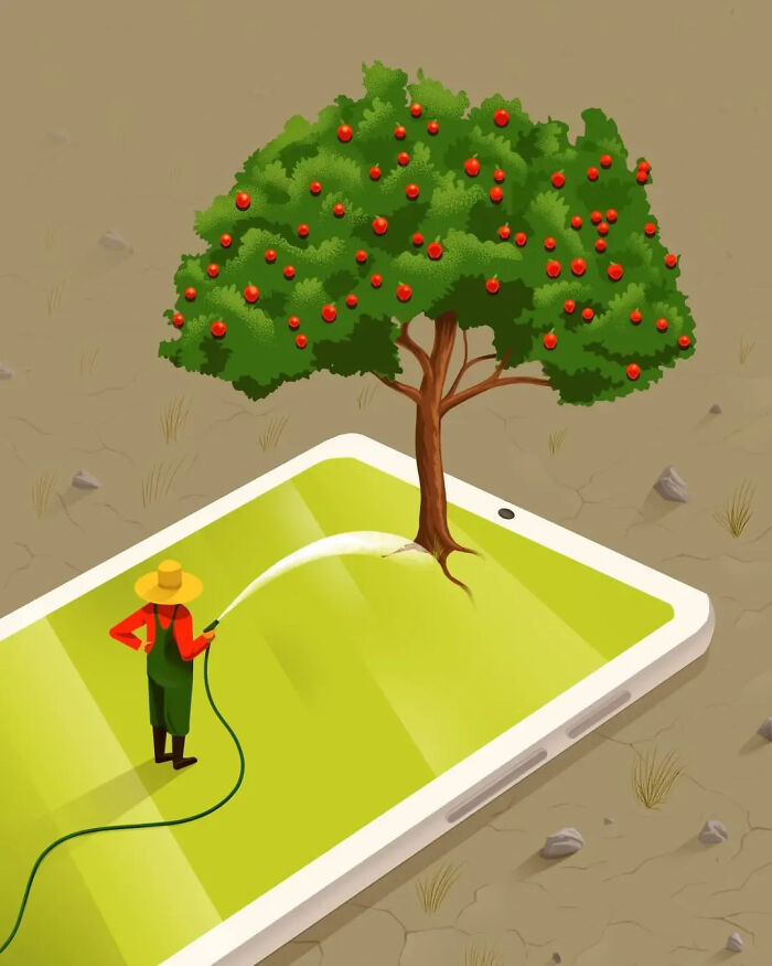This Artist Turns Technology Into Clever Visual Metaphors About Modern Life (27 Pics)-Interview