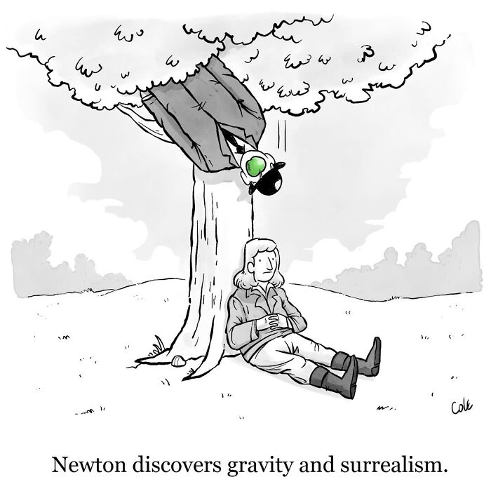 This Artist Shares Brilliant Single-Panel Cartoons That Turn Everyday Moments Into Clever Jokes (50 Pics)