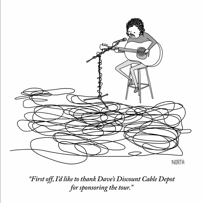 54 Clever One-Panel Cartoons By Rich North That Turn Everyday Moments Into Brilliant Jokes (New Pics)