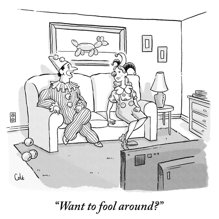 This Artist Shares Brilliant Single-Panel Cartoons That Turn Everyday Moments Into Clever Jokes (50 Pics)