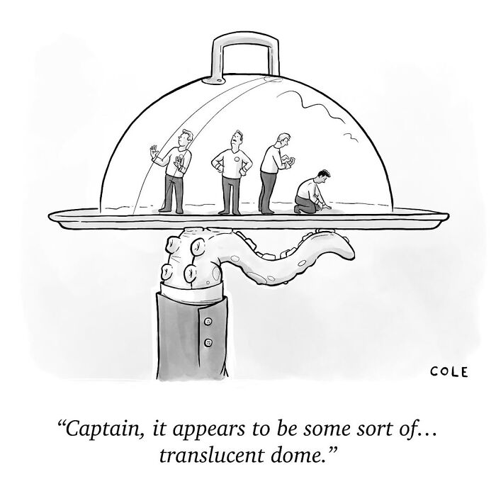 This Artist Shares Brilliant Single-Panel Cartoons That Turn Everyday Moments Into Clever Jokes (50 Pics)