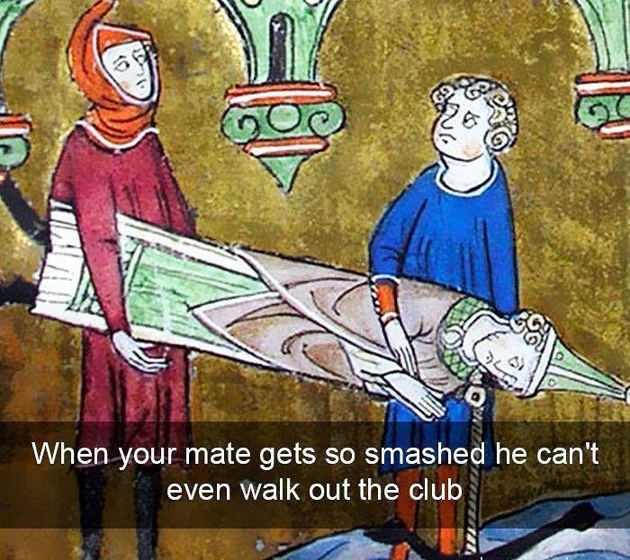 This Instagram Page Turns Classical Paintings Into Hilarious Memes, And They’re Way Too Relatable (+40 Pics)
