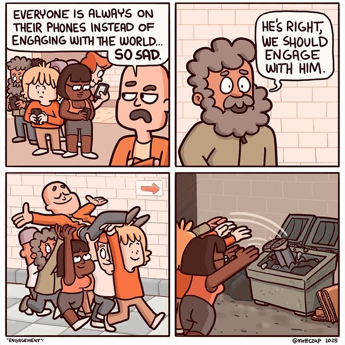 50 Absurdly Funny Comics By Matt Czap That Perfectly Capture How Weird Life Really Is (New Pics)