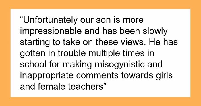 Mother Refuses To Sit Idle As Her Son Slips Into The Manosphere With Her Toxic Ex