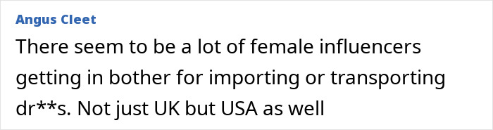 Influenciadora de 23 anos enfrenta prisão depois que policiais fazem descoberta perturbadora em sua mala