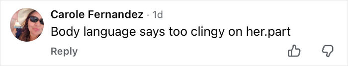 Screenshot of a social media comment about body language, related to Timoth&eacute;e Chalamet&rsquo;s awkward Oscars night.