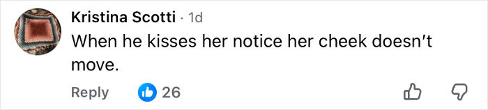 Screenshot of a social media comment discussing an awkward moment during Timoth&eacute;e Chalamet&rsquo;s Oscars night.