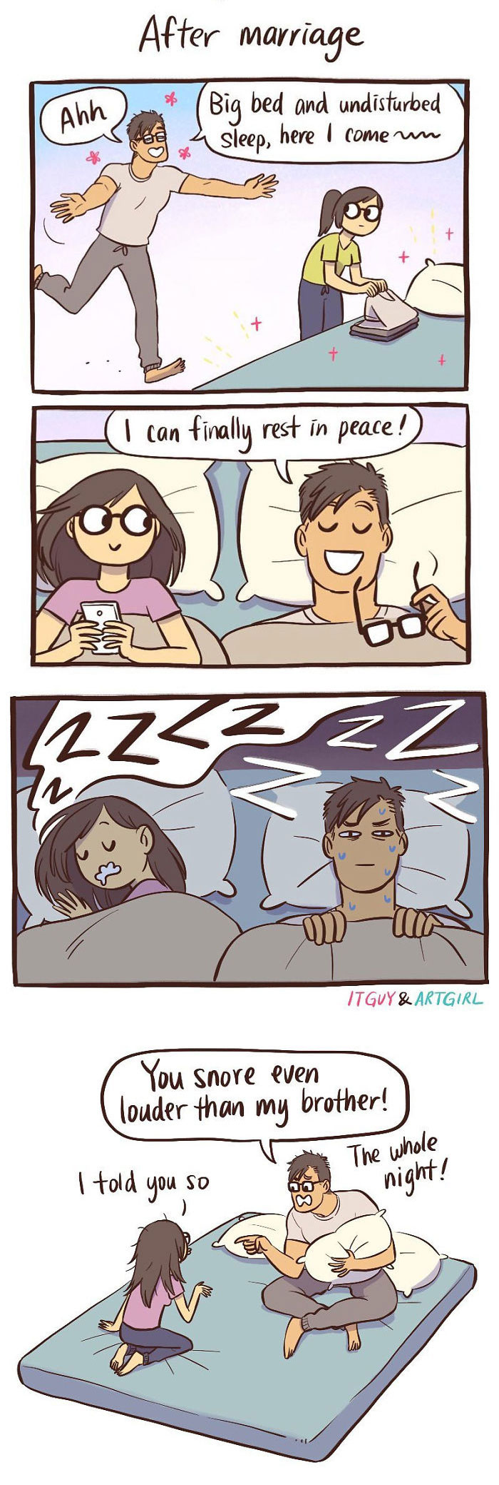 We Selected 50 Of The Funniest “It Guy & Art Girl” Relationship Comics By Bonnie Pang