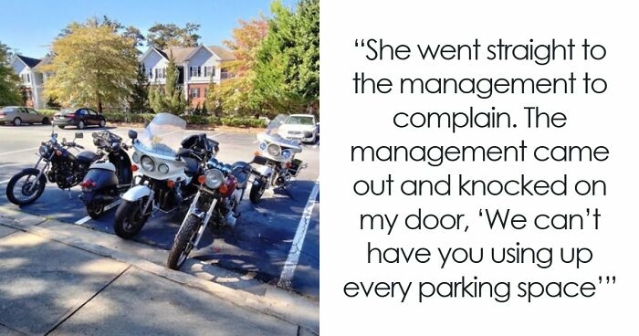 Woman Uses Her Wit And All 7 Motorcycles To Teach Annoying Neighbor A Lesson About “Fair” Parking