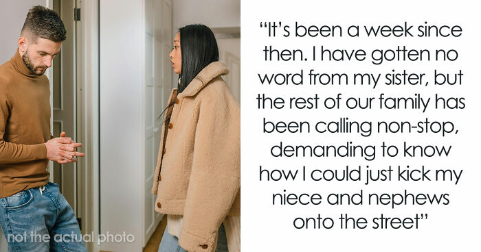 Night-Shift Worker Has Had Enough Of Housing Sis And Her Unruly Kids, Ends Up Evicting Them