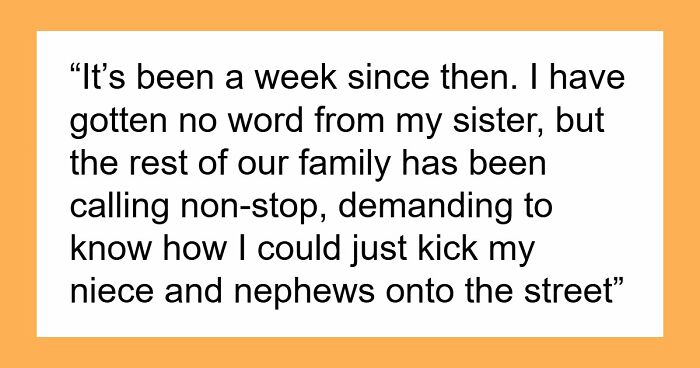 Night-Shift Worker Has Had Enough Of Housing Sis And Her Unruly Kids, Ends Up Evicting Them