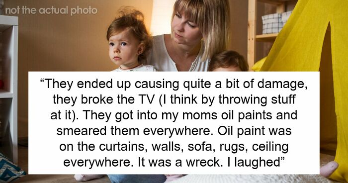 Entitled Mom Dumps Kids On 21YO For Free Babysitting, Rages When Unsupervised Brats Destroy The Home