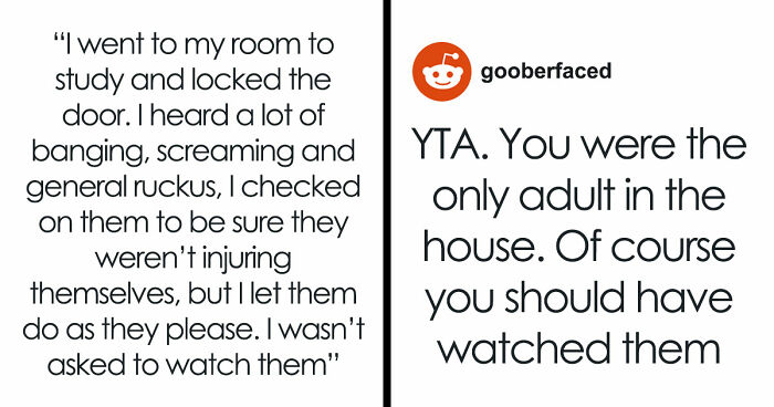 Fam Assumes 21YO Student Will Babysit Without Asking, She Refuses, Kids Leave Trail Of Destruction