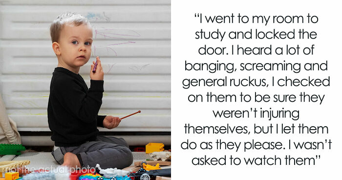 Entitled Mom Dumps Kids On 21YO For Free Babysitting, Rages When Unsupervised Brats Destroy The Home