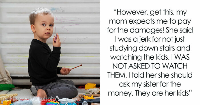 Parents Leave Kids With 21YO Without Asking, She Studies In Her Room As They Wreck The House